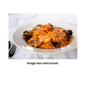 Arros com marisco (Risotto aux fruit de mer, crème, )