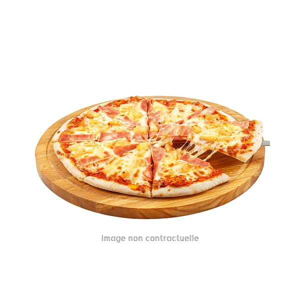 Hawaï (tomate, mozzarella, janbon cuit, ananas)