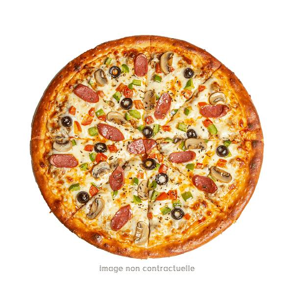 Pizza Calabrese (tomate, mozzarella & salami piquant)