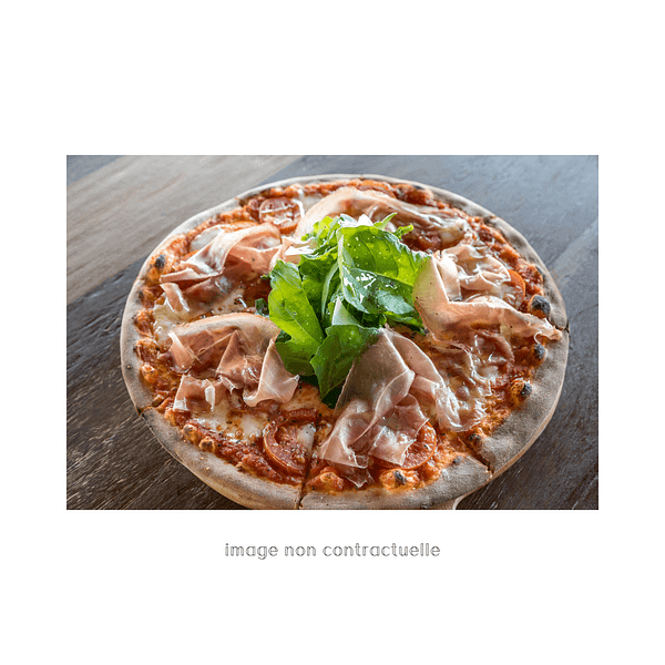 Pizza Parma (tomate, mozzarella & jambon cru)